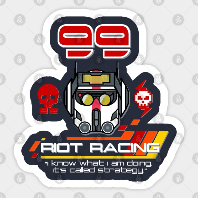 Riot Racing 2.0! Sticker by wanderlust untapped